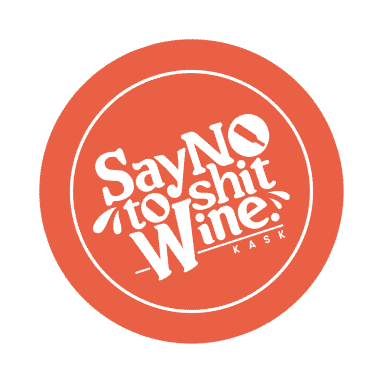 Say no to shit wine sticker